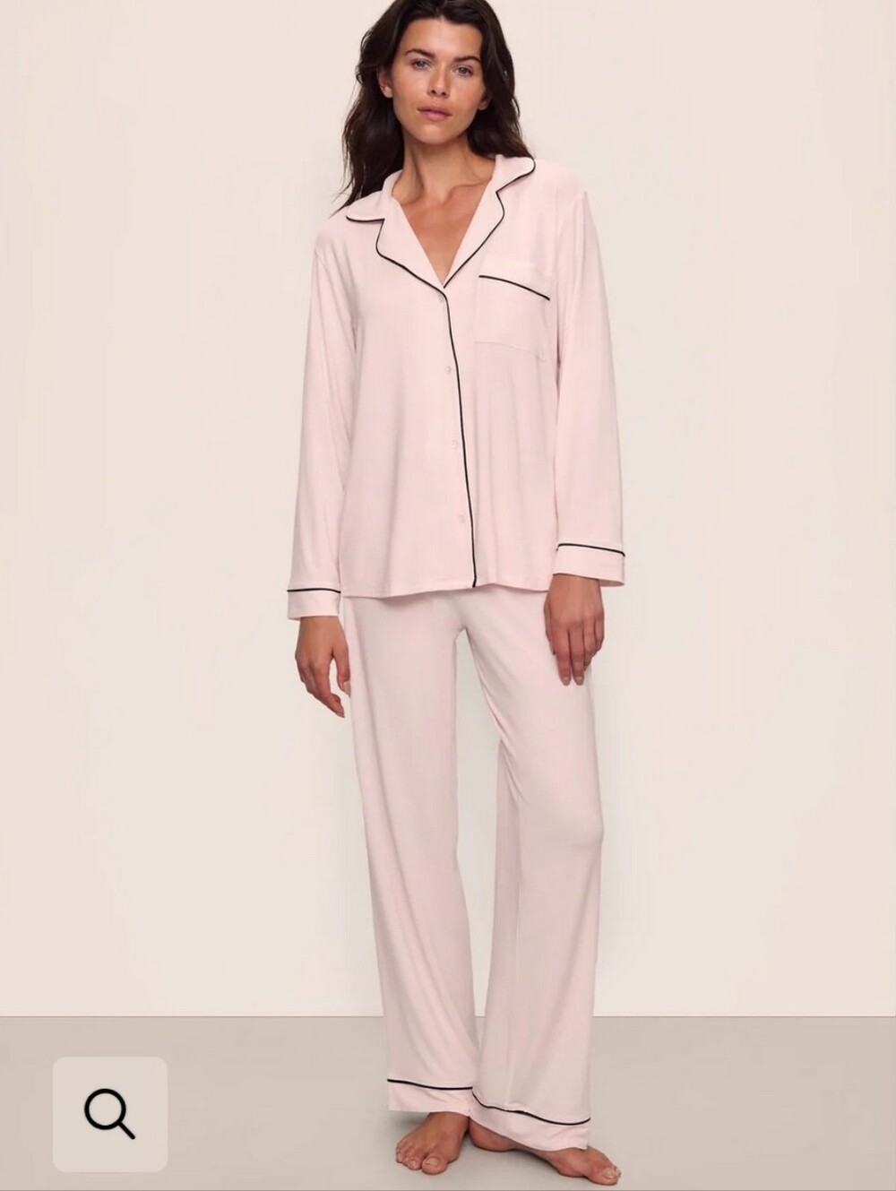 #1778 Eberjey Gisele Tencel Modal Long Pj TOP ONLY